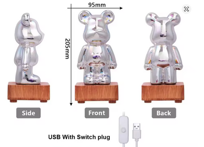 Freddie the 3D Bear Firework Lamp